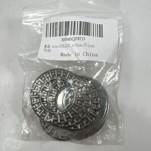 AXK2035 Thrust Needle Roller Bearings 4 Sets 20x35x2mm Silver New with Washers